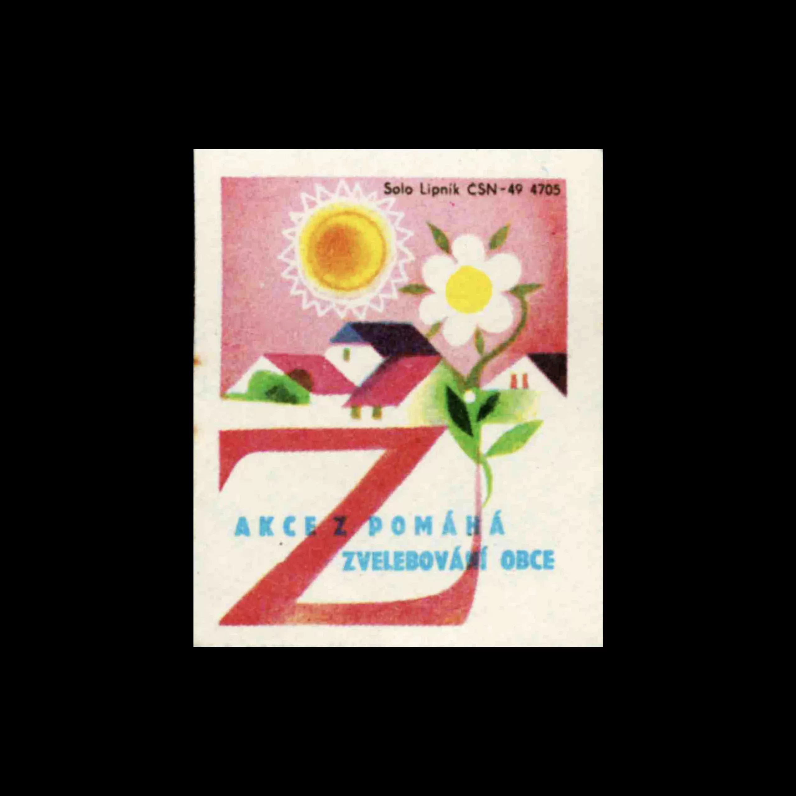 Nature and Residential Czech Matchbox Labels 1970 13 scaled webp