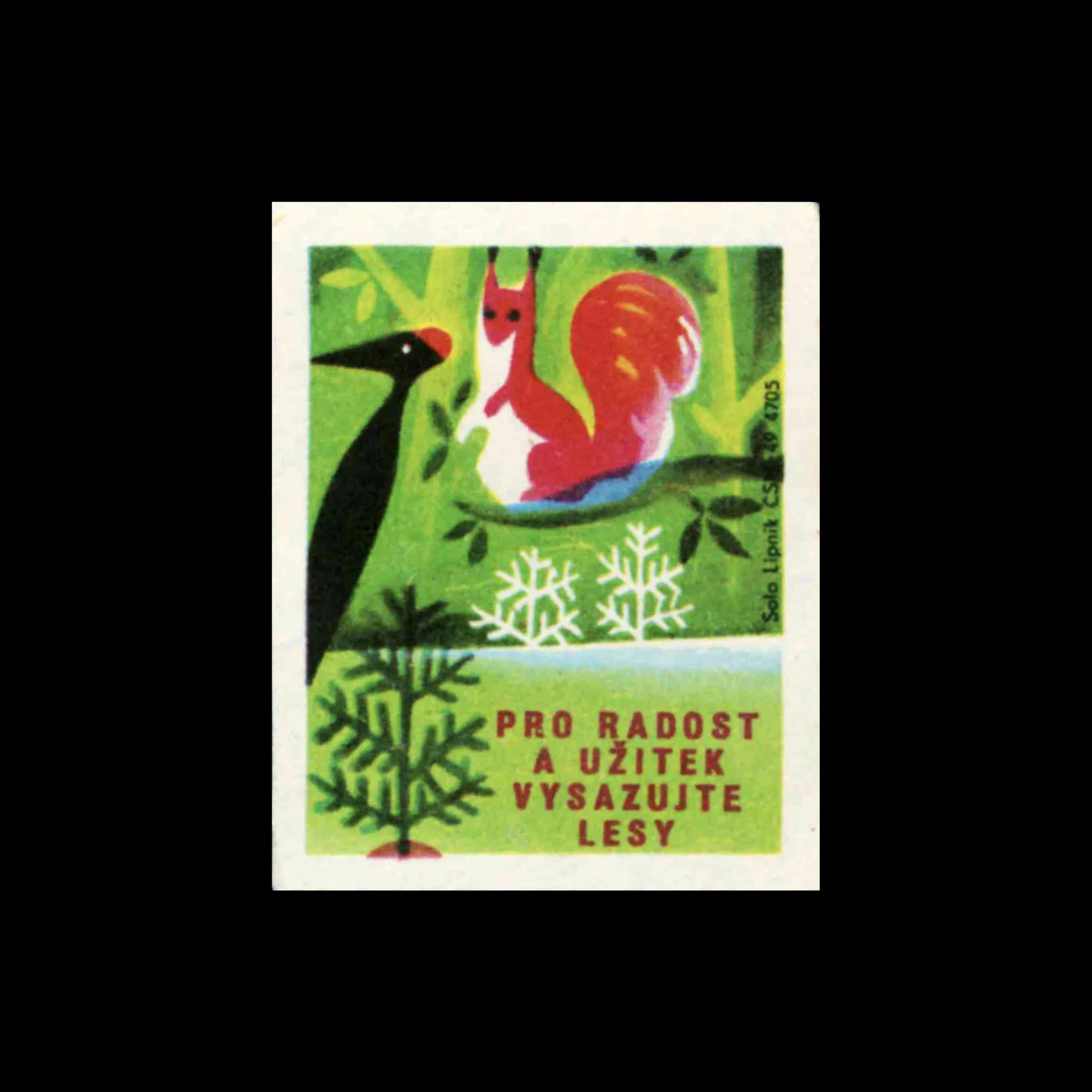 Nature and Residential Czech Matchbox Labels 1970 18 scaled webp