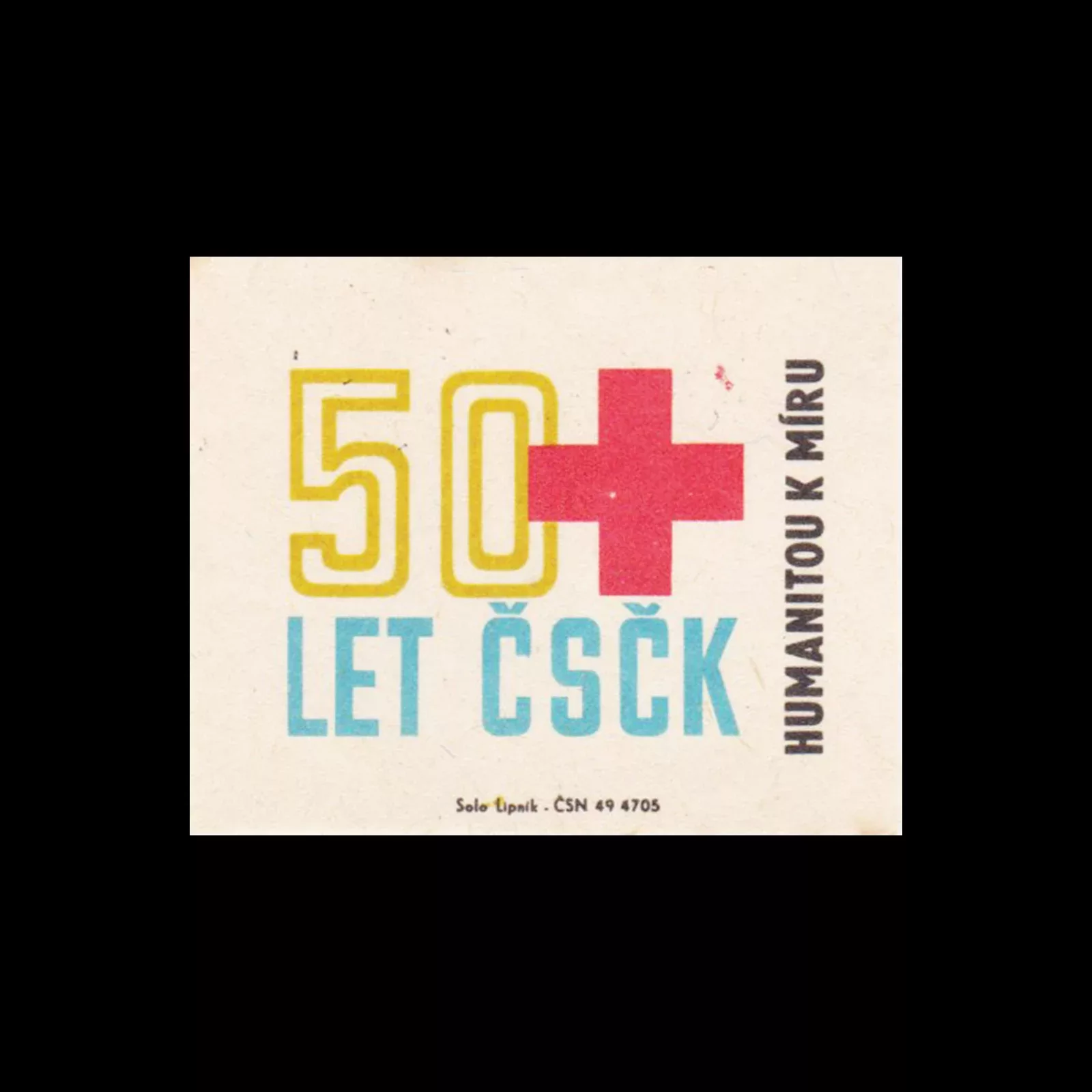 Red Cross, Czechoslovakia Matchbox Labels, 1969