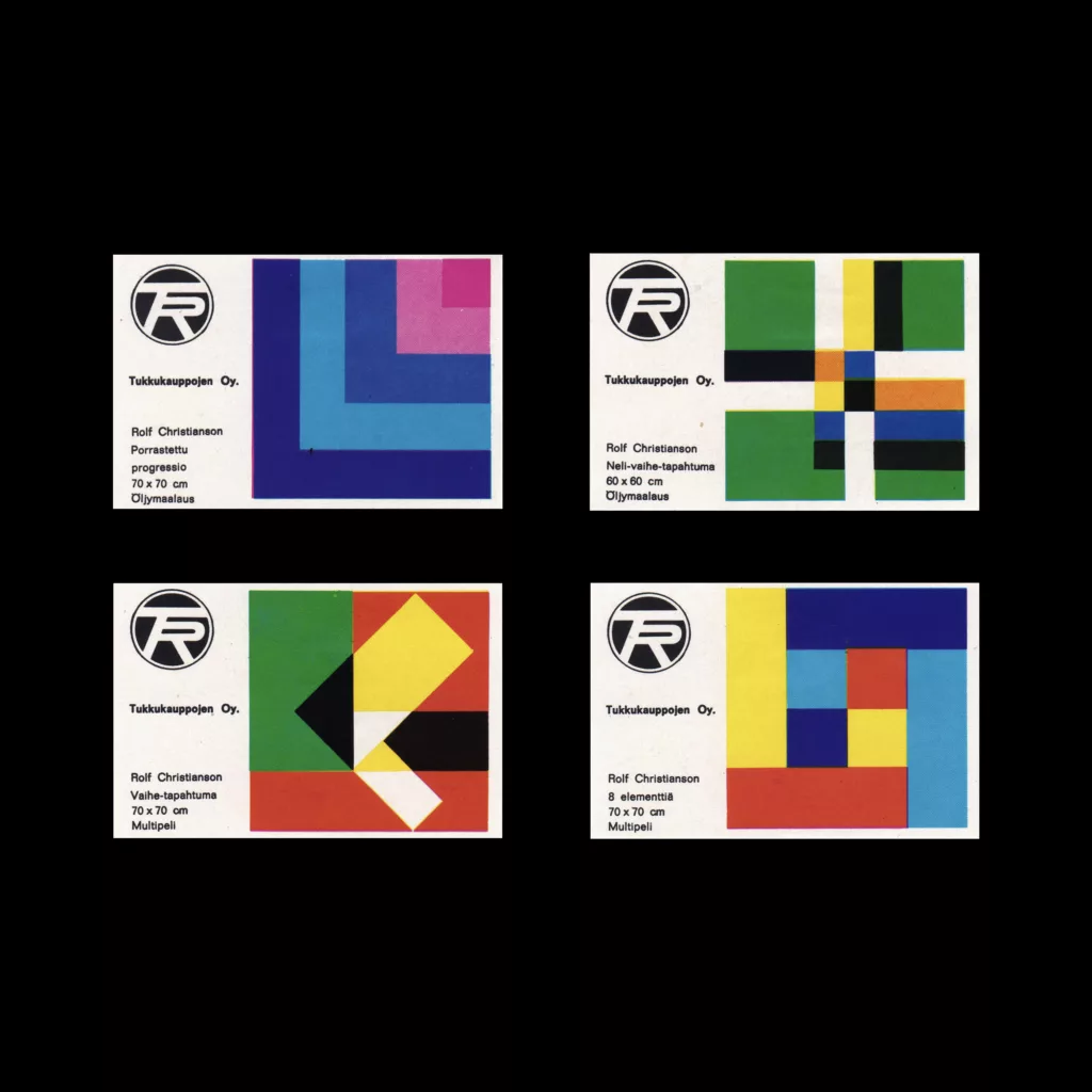 Rolf Christianson, Finnish Matchbox Label Set
