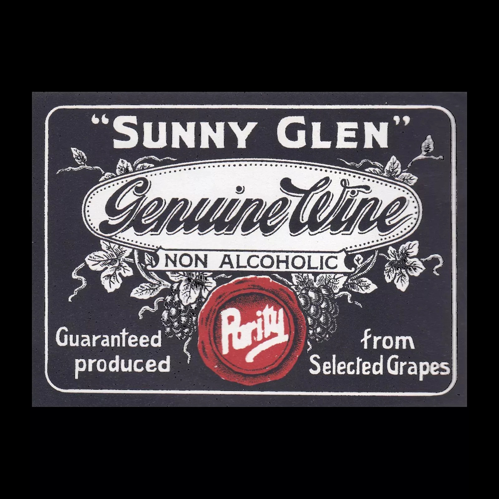 Sunny Glen, Fruit Drink Label