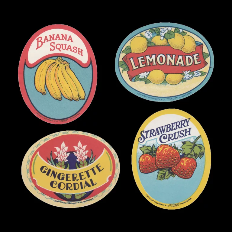 vintage fruit labels