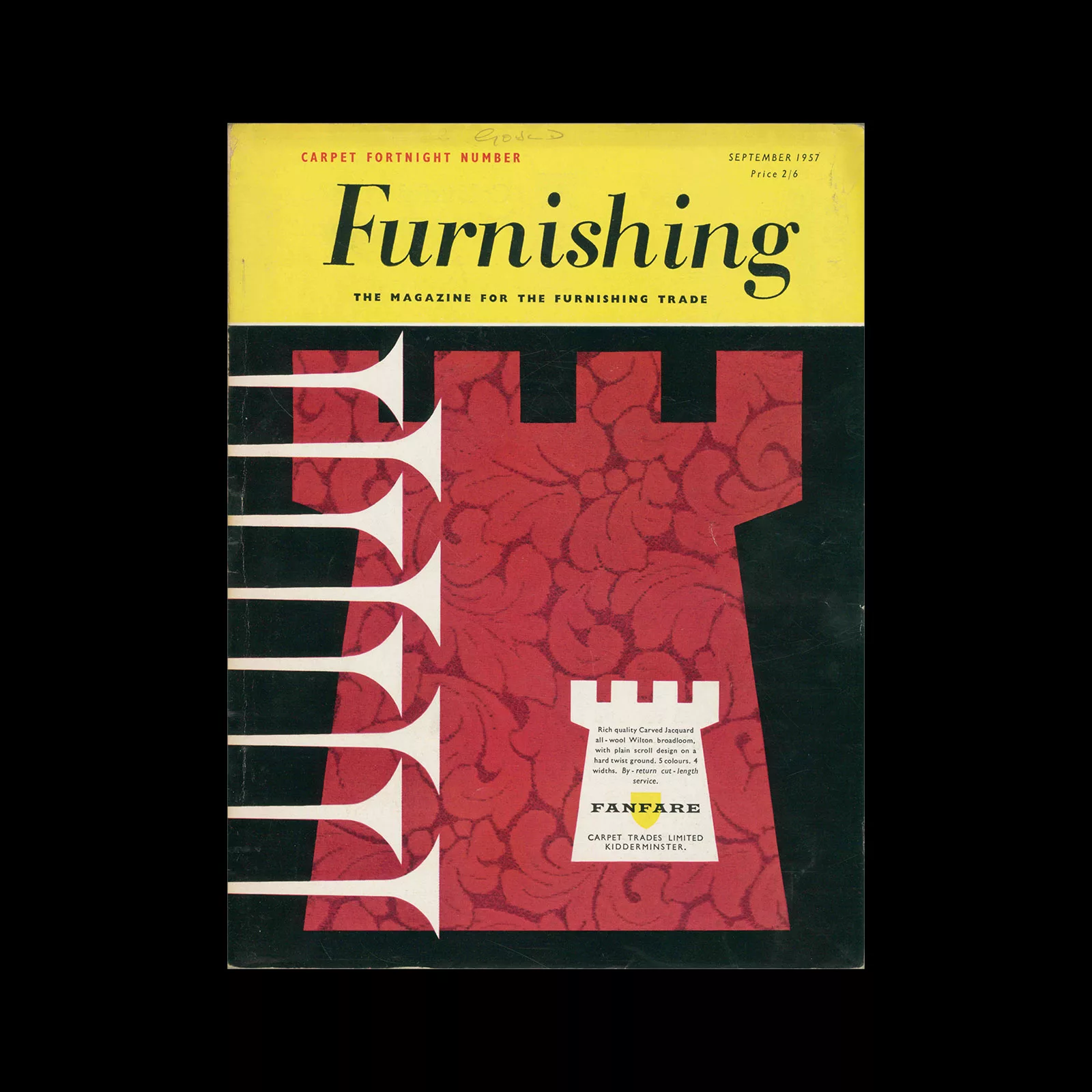 Furnishings, The Magazine For the Furnsihing Trade, Vol 75, No 3, September 1957