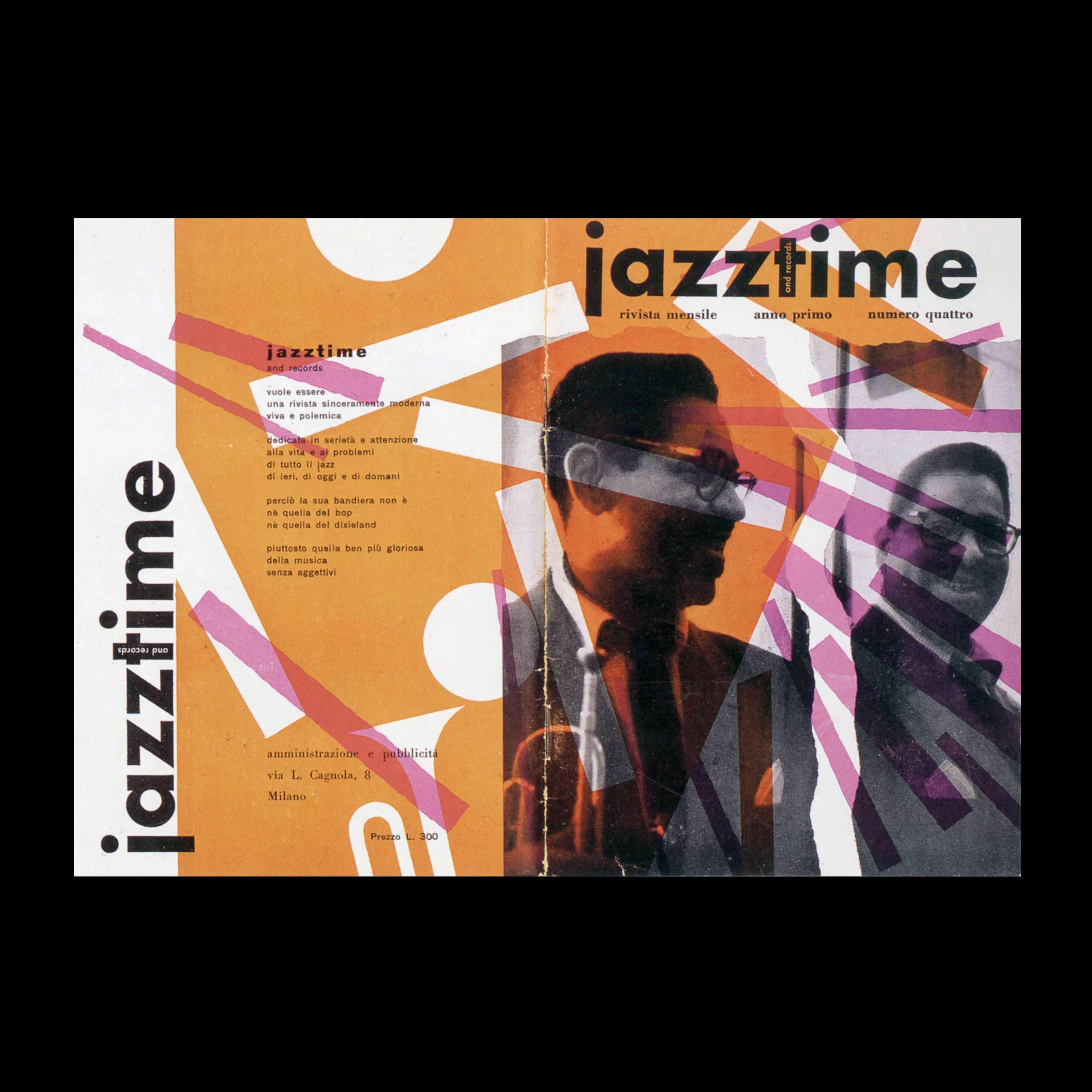 Jazztime magazines, 1952 designed from Max Huber scanned from Idea 335, 2009-7 – Max Huber Special