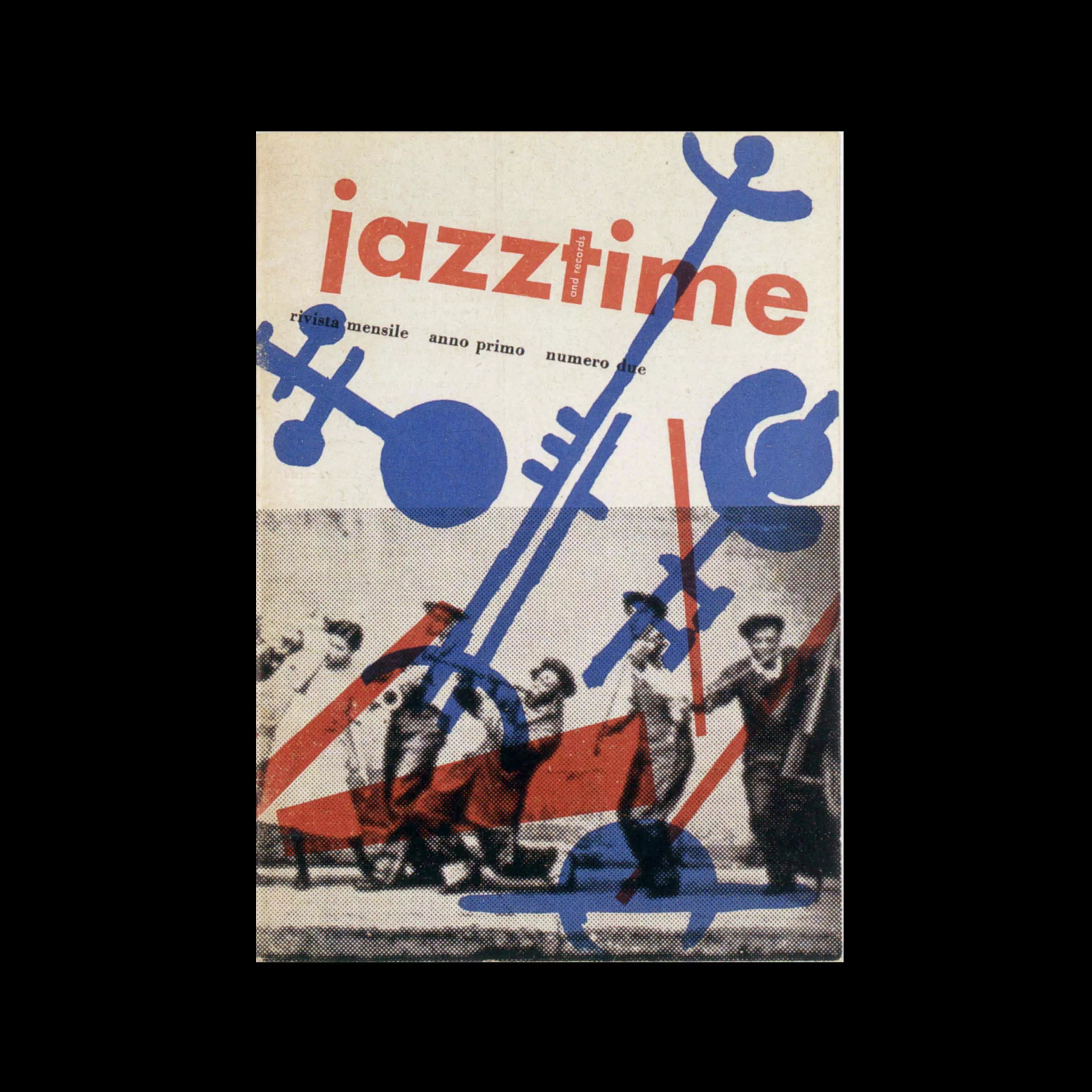 Jazztime magazines, 1952 designed from Max Huber scanned from Idea 335, 2009-7 – Max Huber Special.