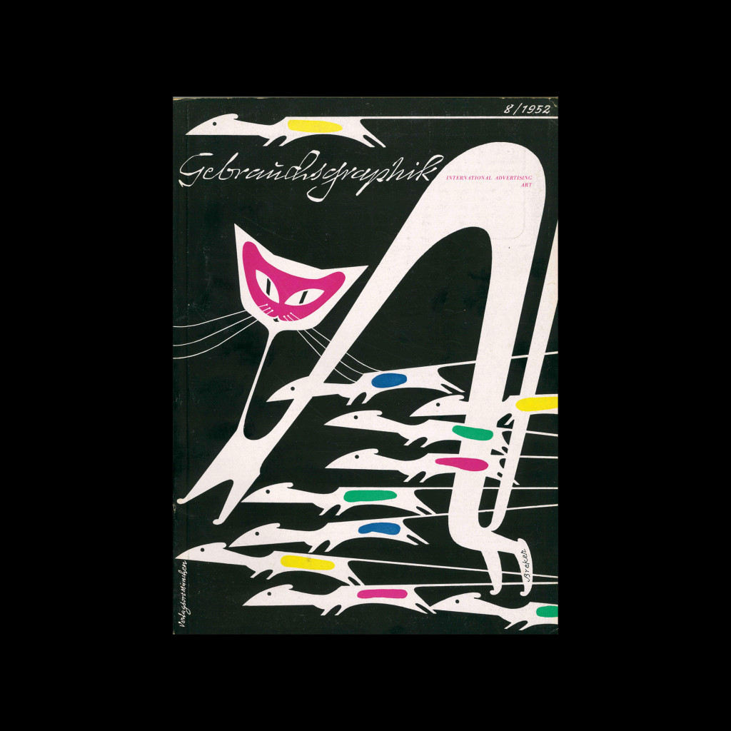 Gebrauchsgraphik, 08, 1952