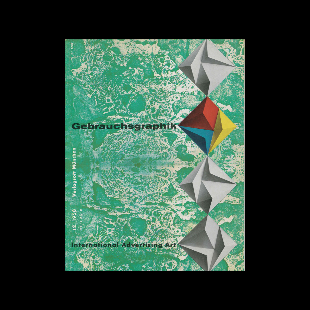 Gebrauchsgraphik, 12, 1958