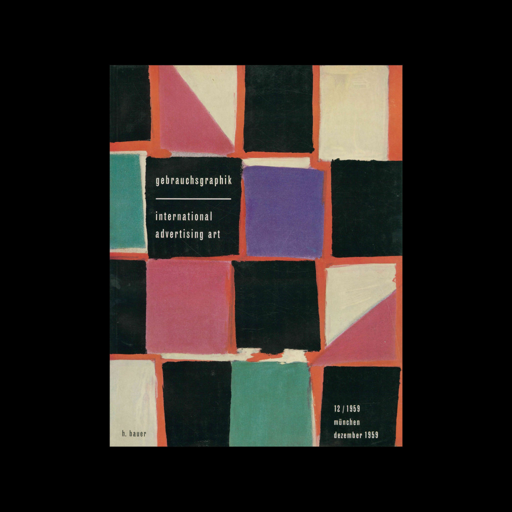 Gebrauchsgraphik, 12, 1959