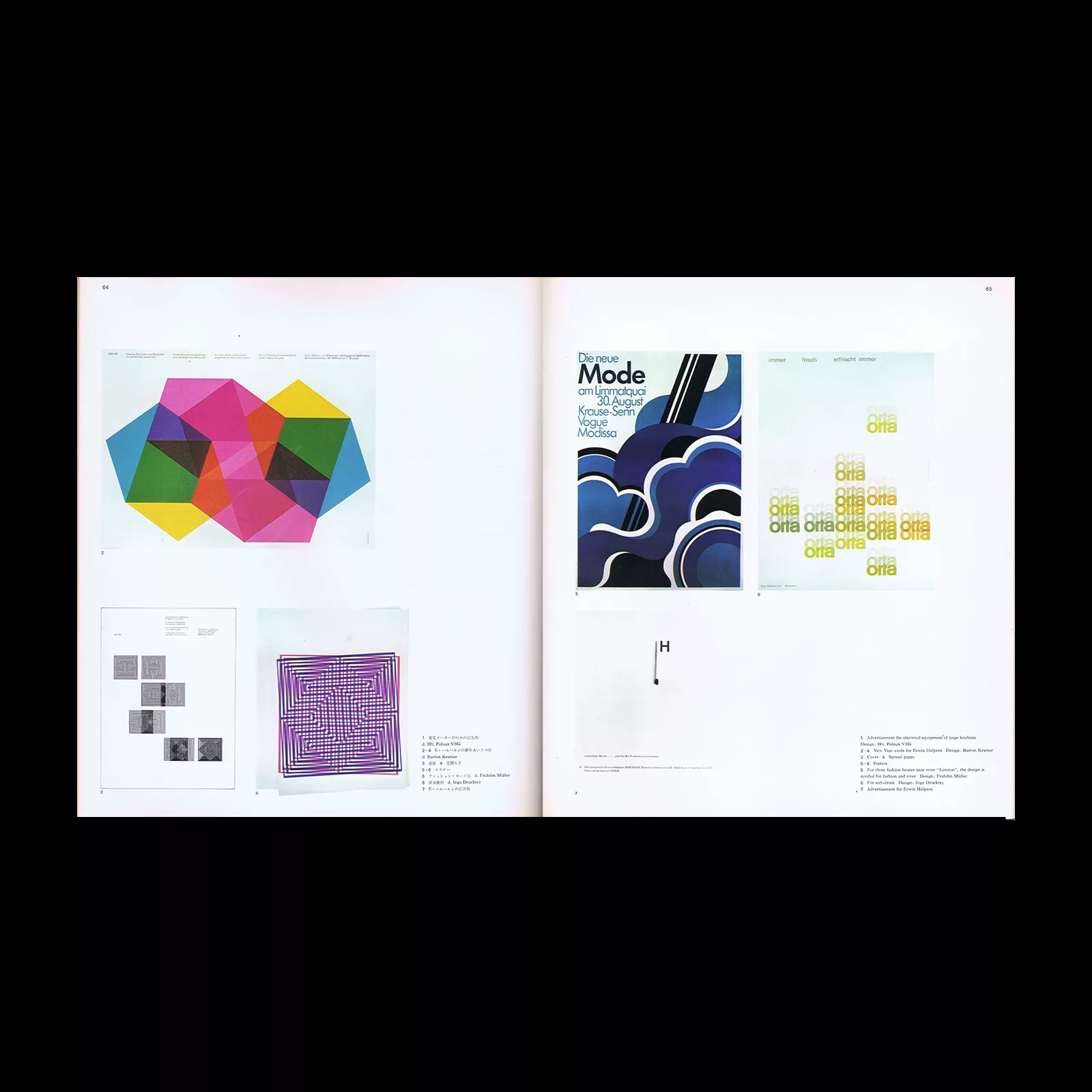 Graphic Design 49, 1973 - Erwin Halpern, Swiss Advertising Agency in Zurich