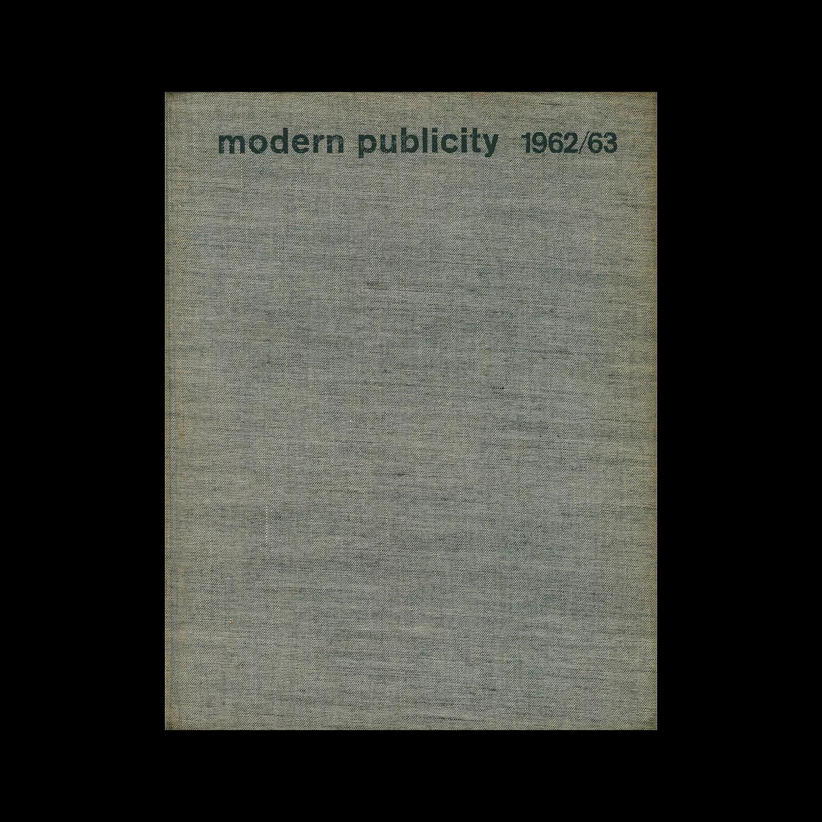 Modern Publicity Vol 29, 1962-63, Studio Publications, 1963