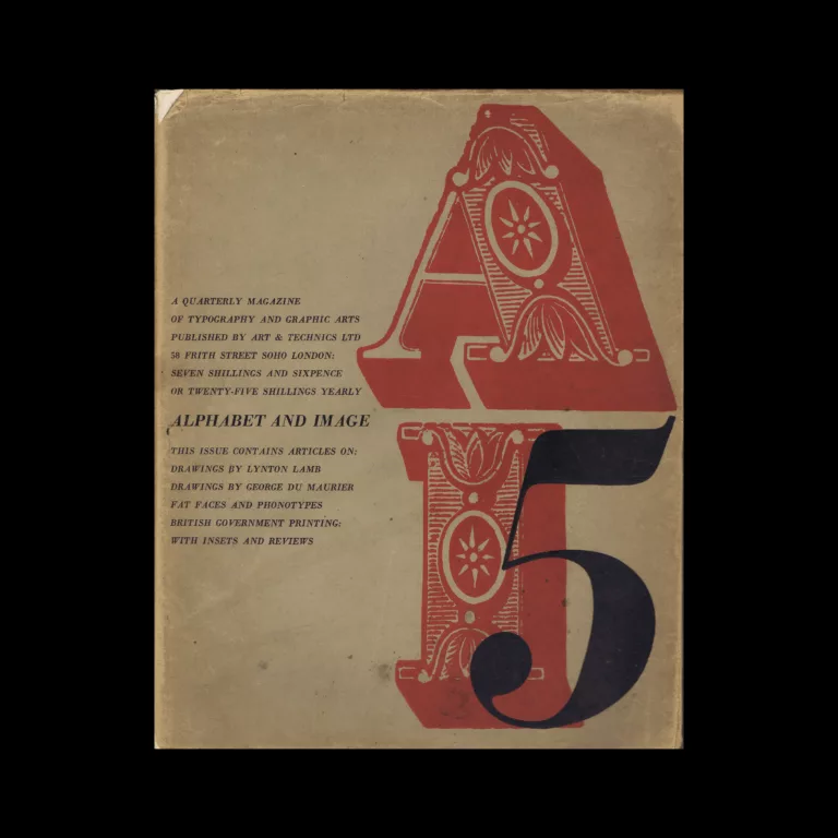 Alphabet and Image 5, Shenval Press, 1947