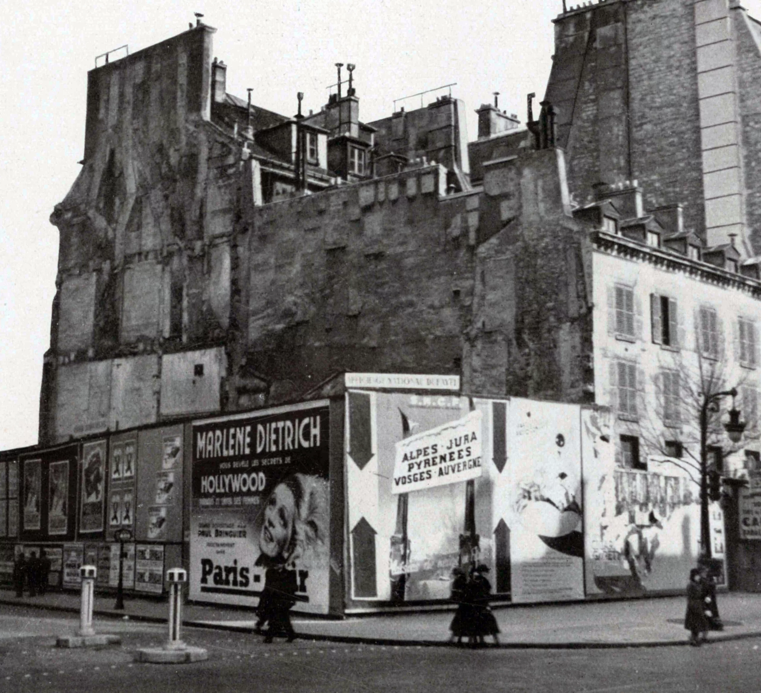 Analysis of Paris Poster Hoardings - Photograph by Maywald, Paris.