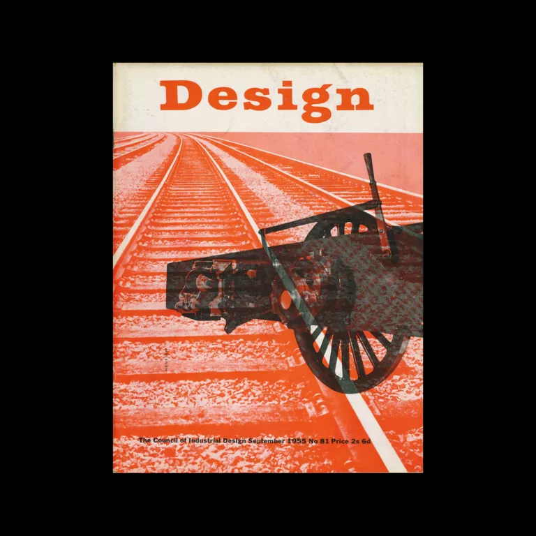 Design, Council of Industrial Design, 81, September 1955. Cover design by Frederick Henri Kay Henrion
