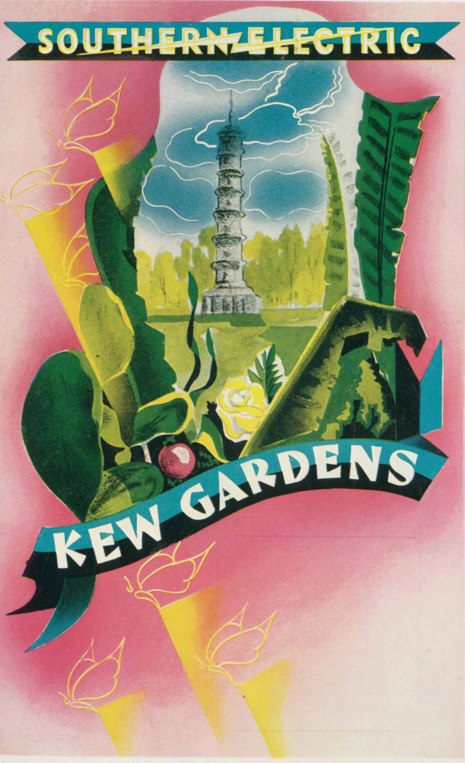 Kew Gardens Poster deisgned by George Plante