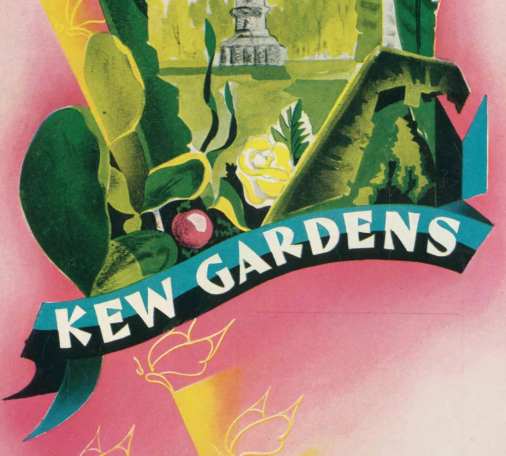 Kew Gardens Poster deisgned by George Plante