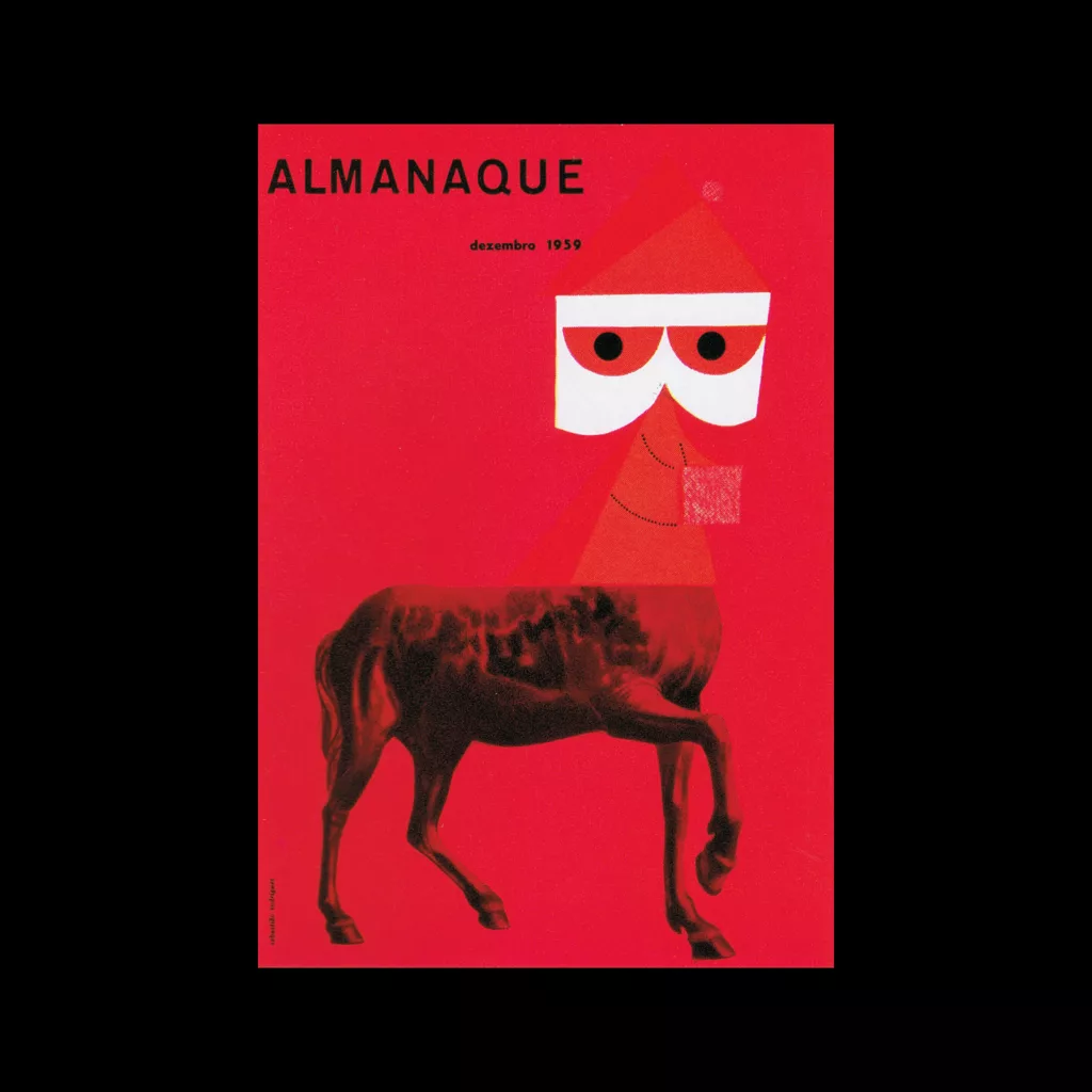Almanaque, December 1960 designed by Sebastião Rodrigues