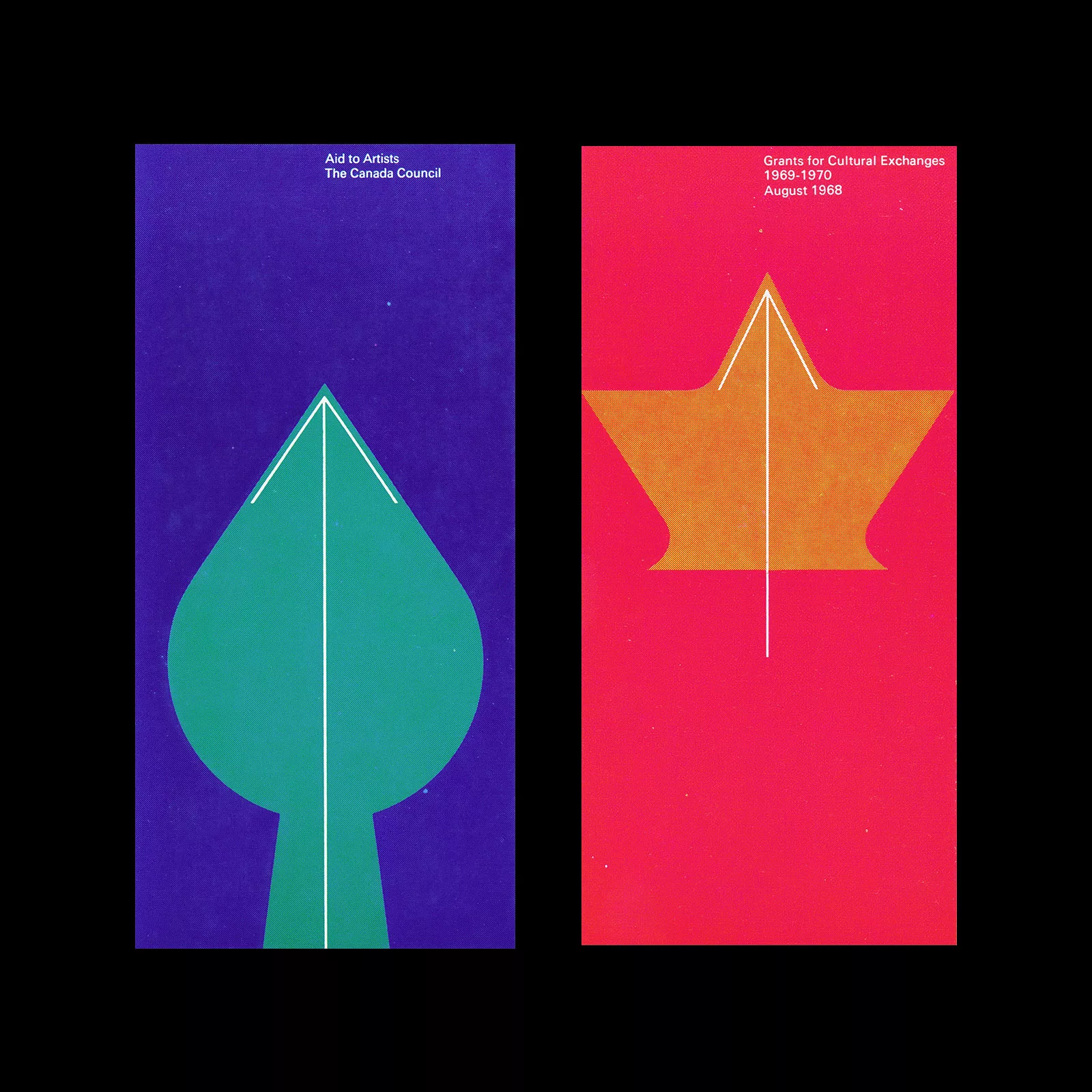 Covers of brochures for The Canada Council