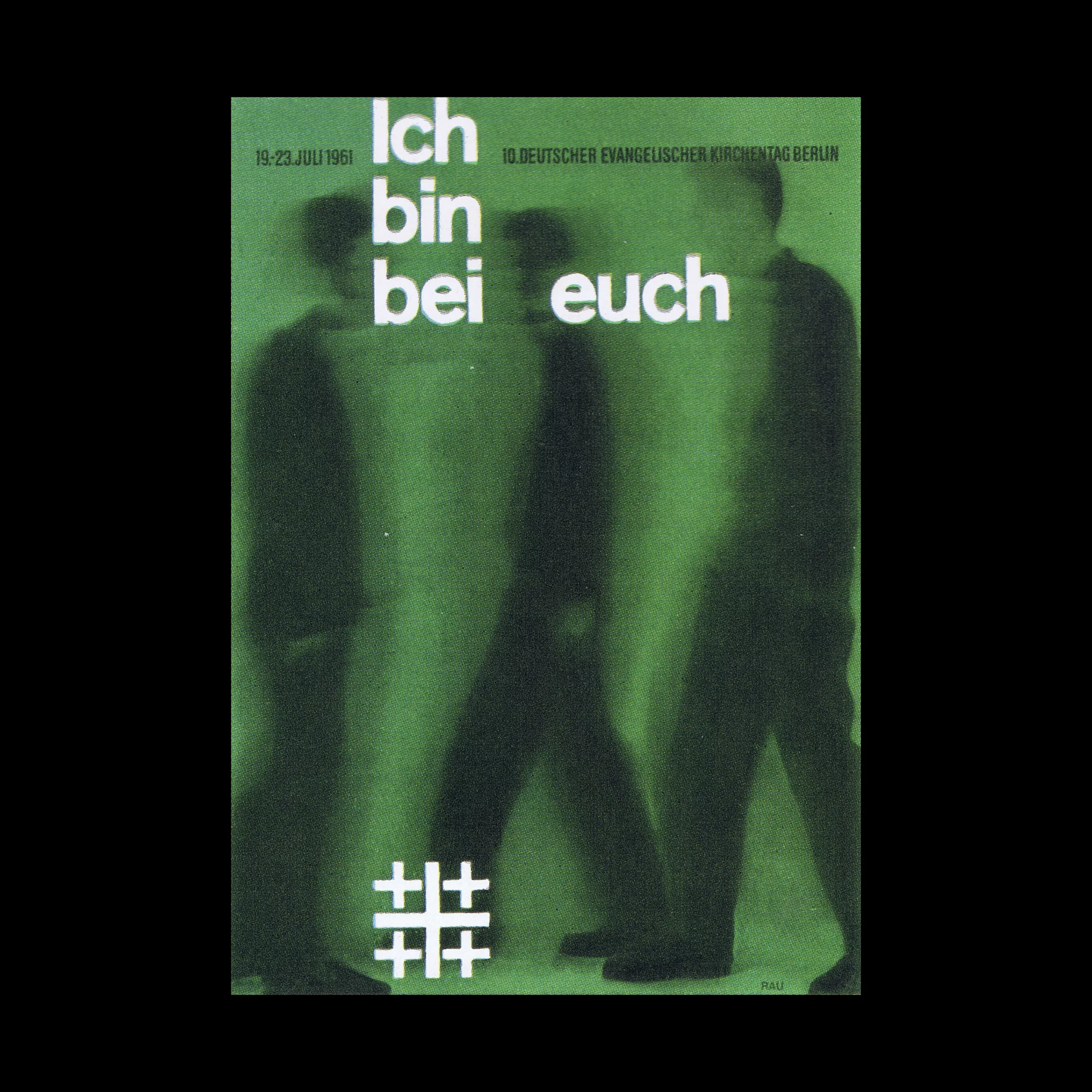 Poster designed by Hans Jürgen Rau, 1960