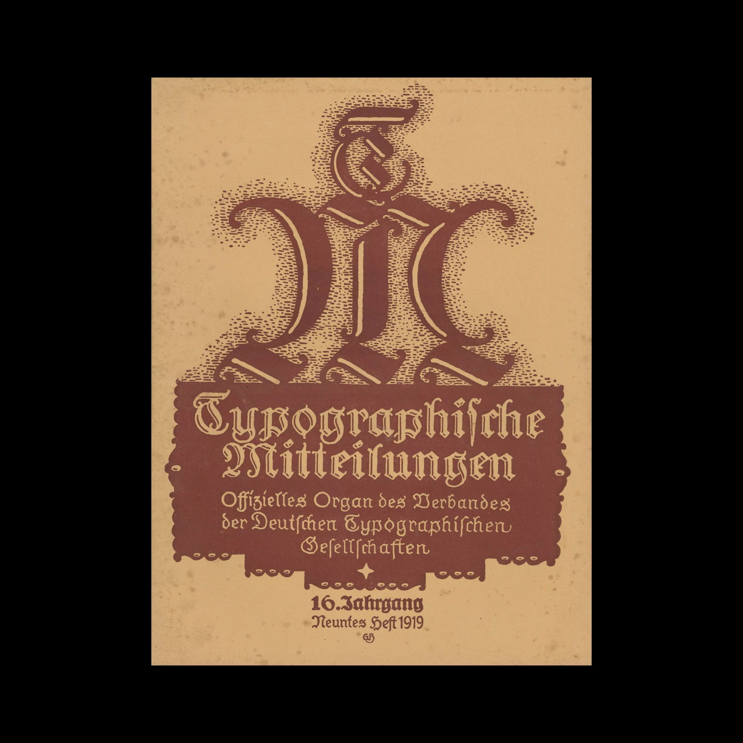Typographische Mitteilungen, 16 Jahrgang, Heft 9, September 1920
