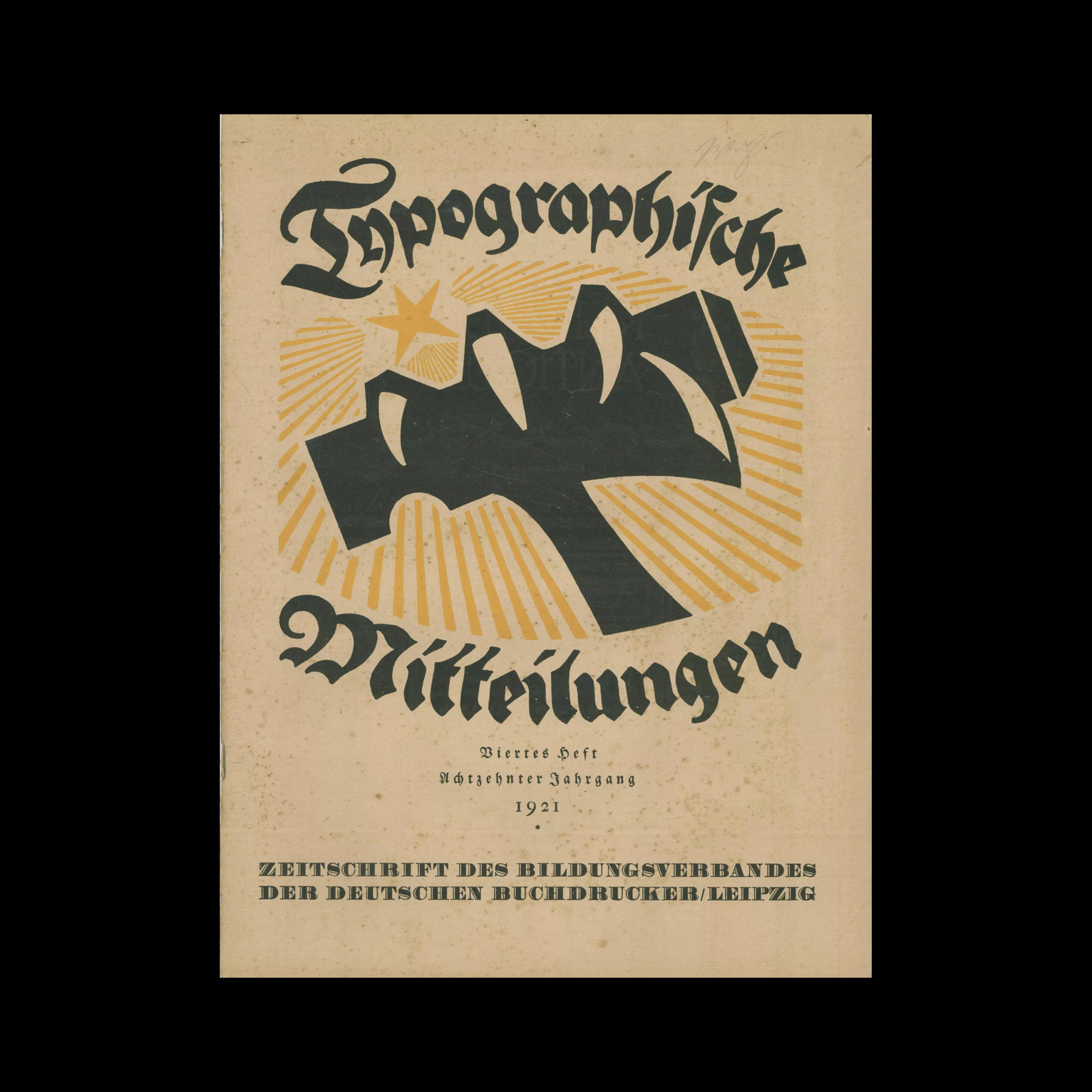 Typographische Mitteilungen, 18 Jahrgang, German Book Printers Special, 1921