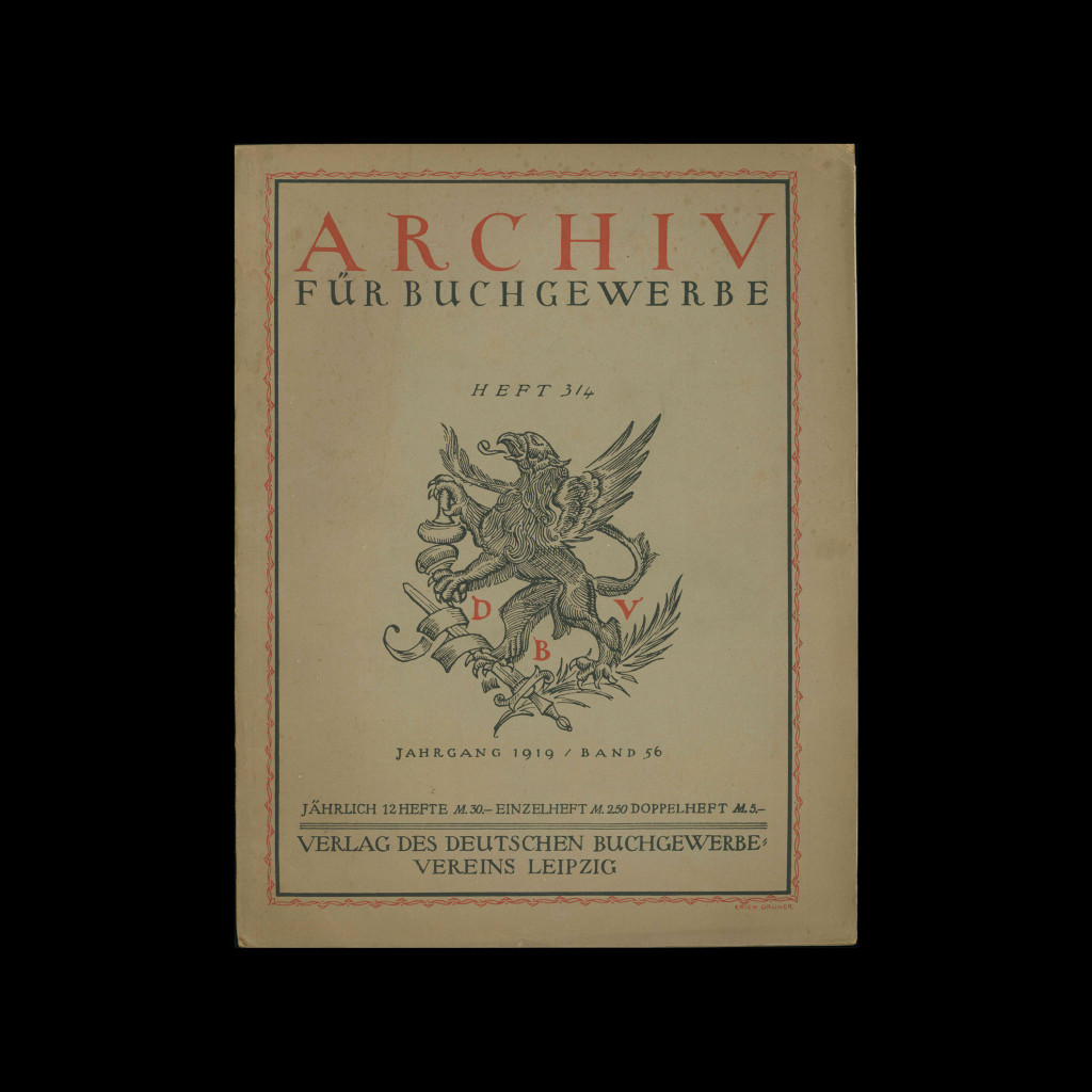 Archiv für Buchgewerbe und Gebrauchsgraphik, Vol 56, No 03-04, 1919