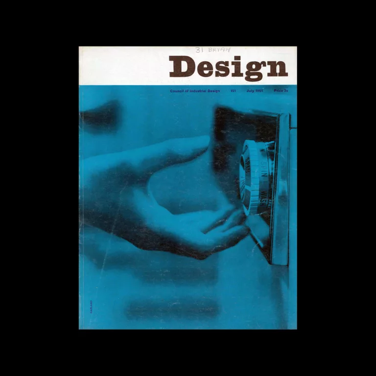 Design, Council of Industrial Design, 151, July 1961. Cover design by Ken Garland