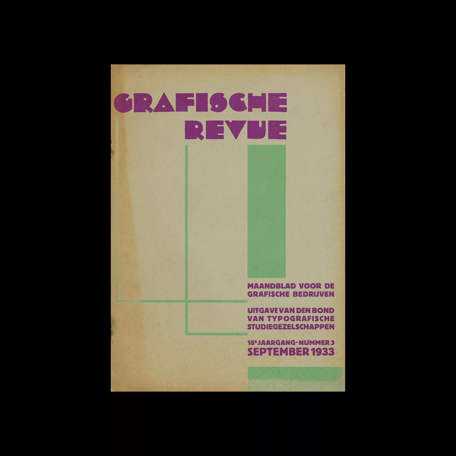 Graphische Revue, 18 Jaargang, September 1933