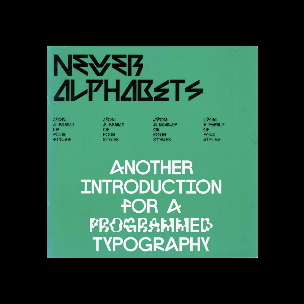Lyno Specimen, RP Digital Type Foundry, 2010