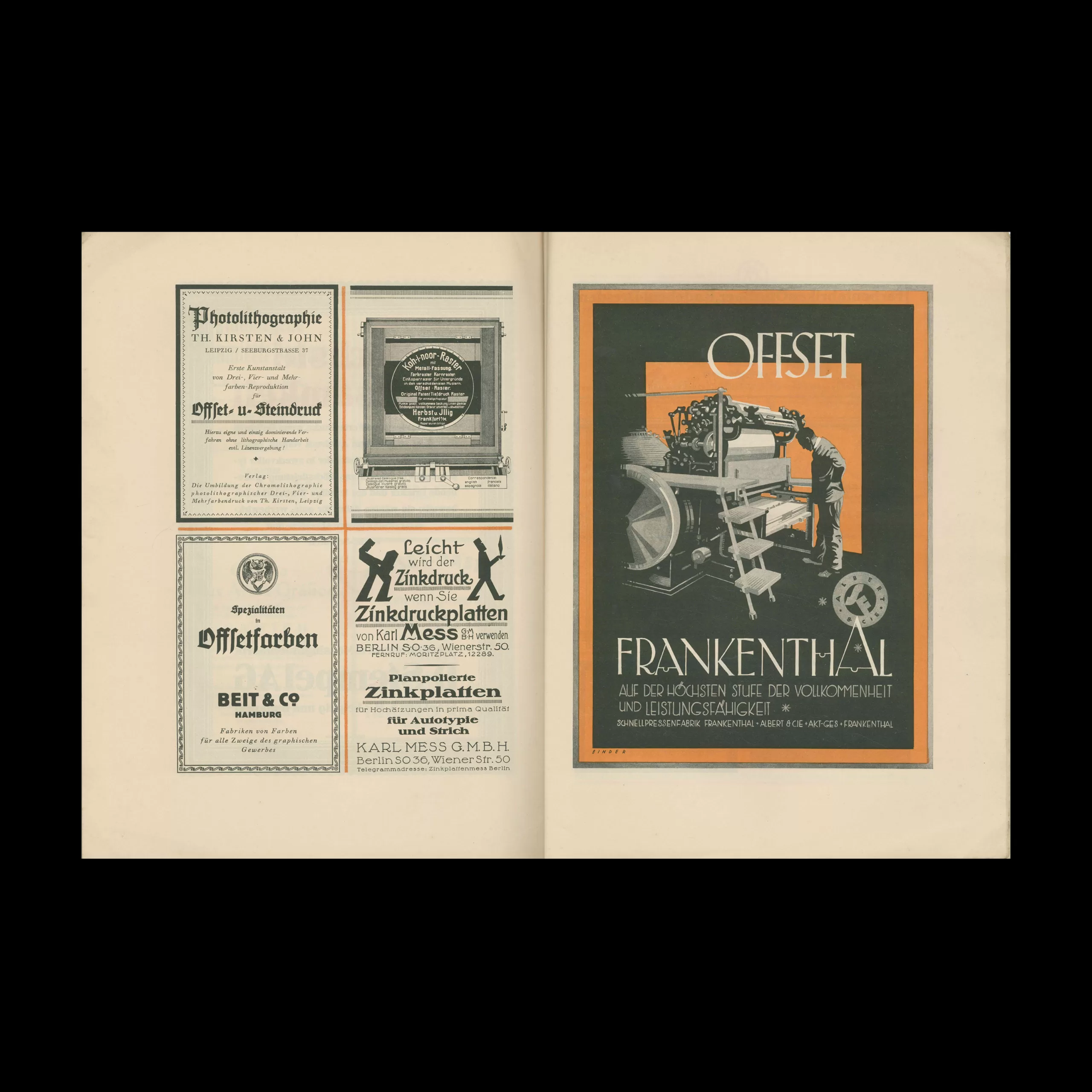 Offset Buch und Werbekunst, Der Offset-Verlag G.M.B.H., Leipzig, 1925