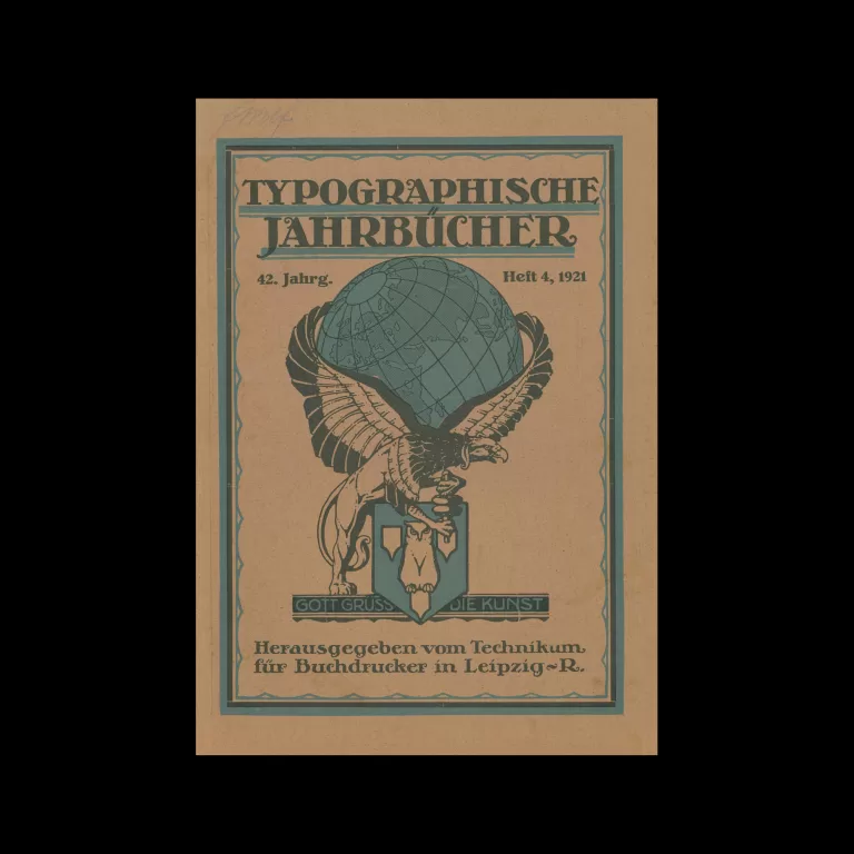 Typographische Jahrbucher, 42 Jahrg., Heft 4, 1921