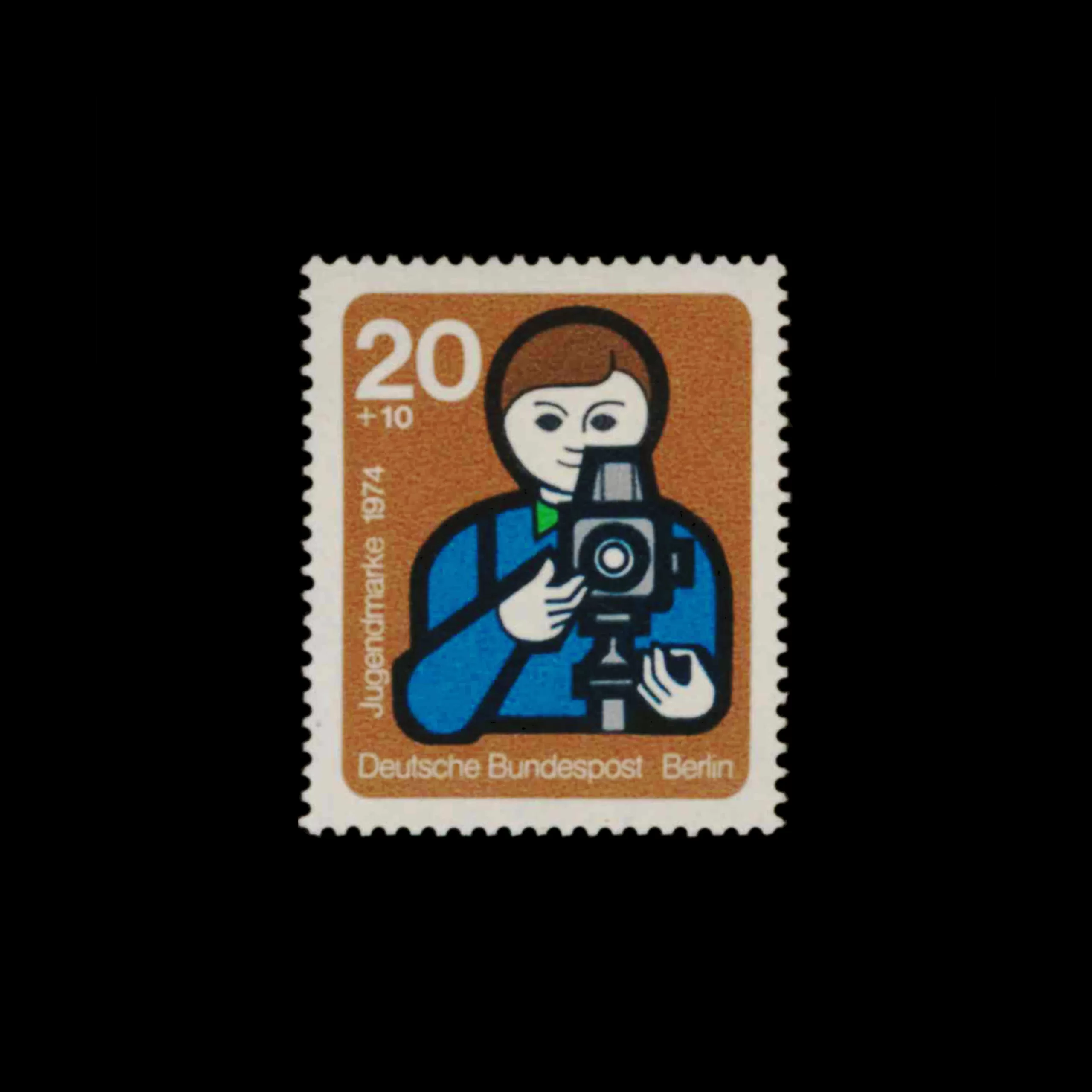 Youth Work, Germany Stamps, 1974. Designed by Peter Lorenz