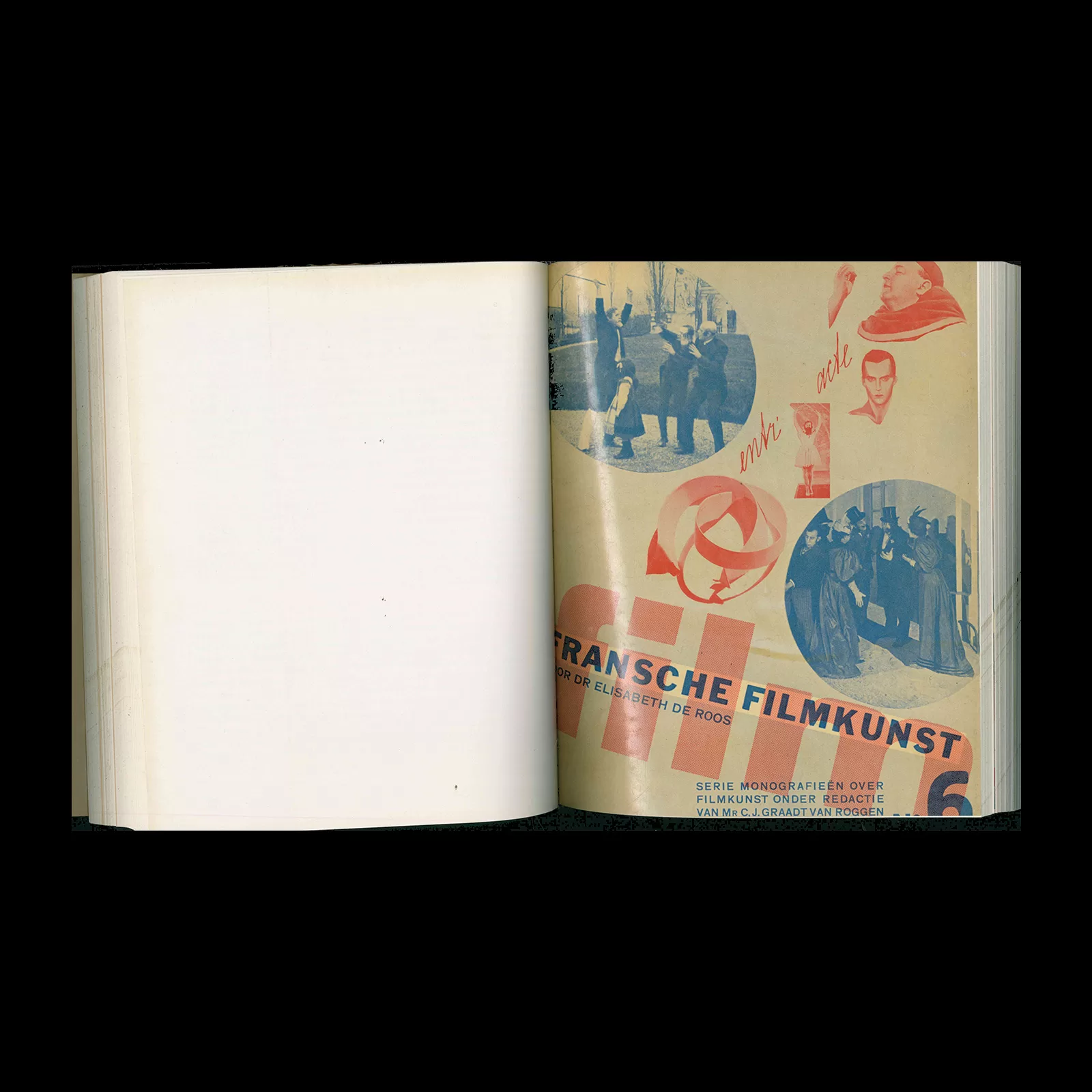 Film, Monografieën over filmkunst, 1-10, Uitgeversmaatschappij, 1931 – 1933. Designed by Piet Zwart