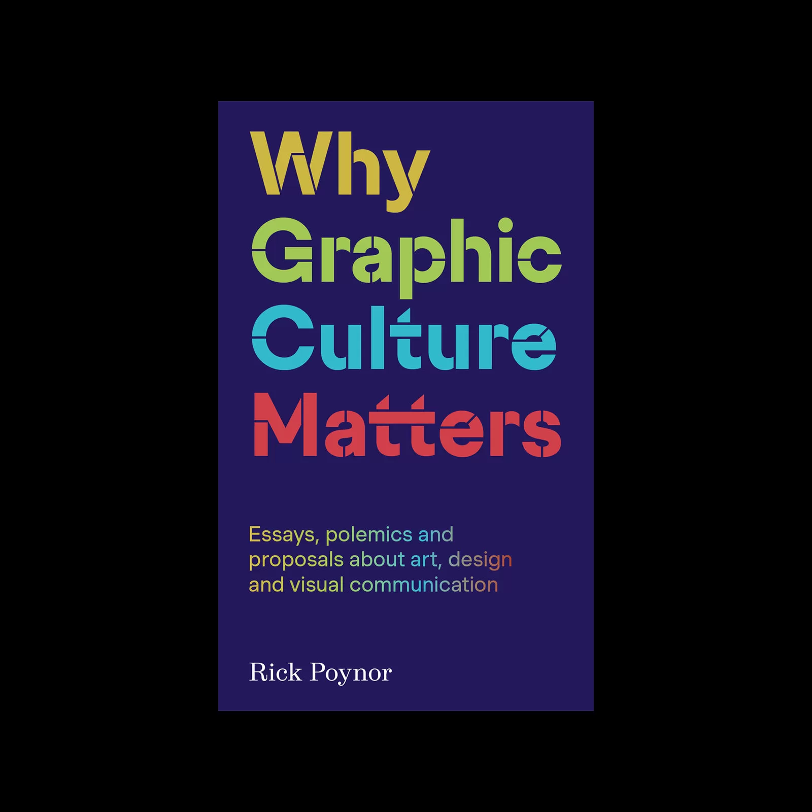 Why Graphic Culture Matters by Rick Poynor. Published by Occasional Papers