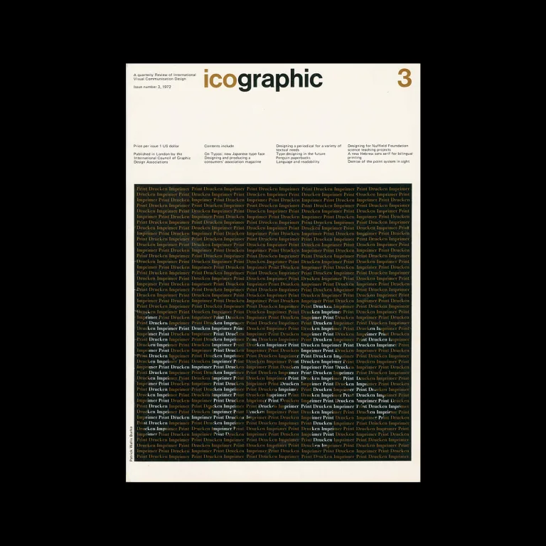 Icographic 03, 1972