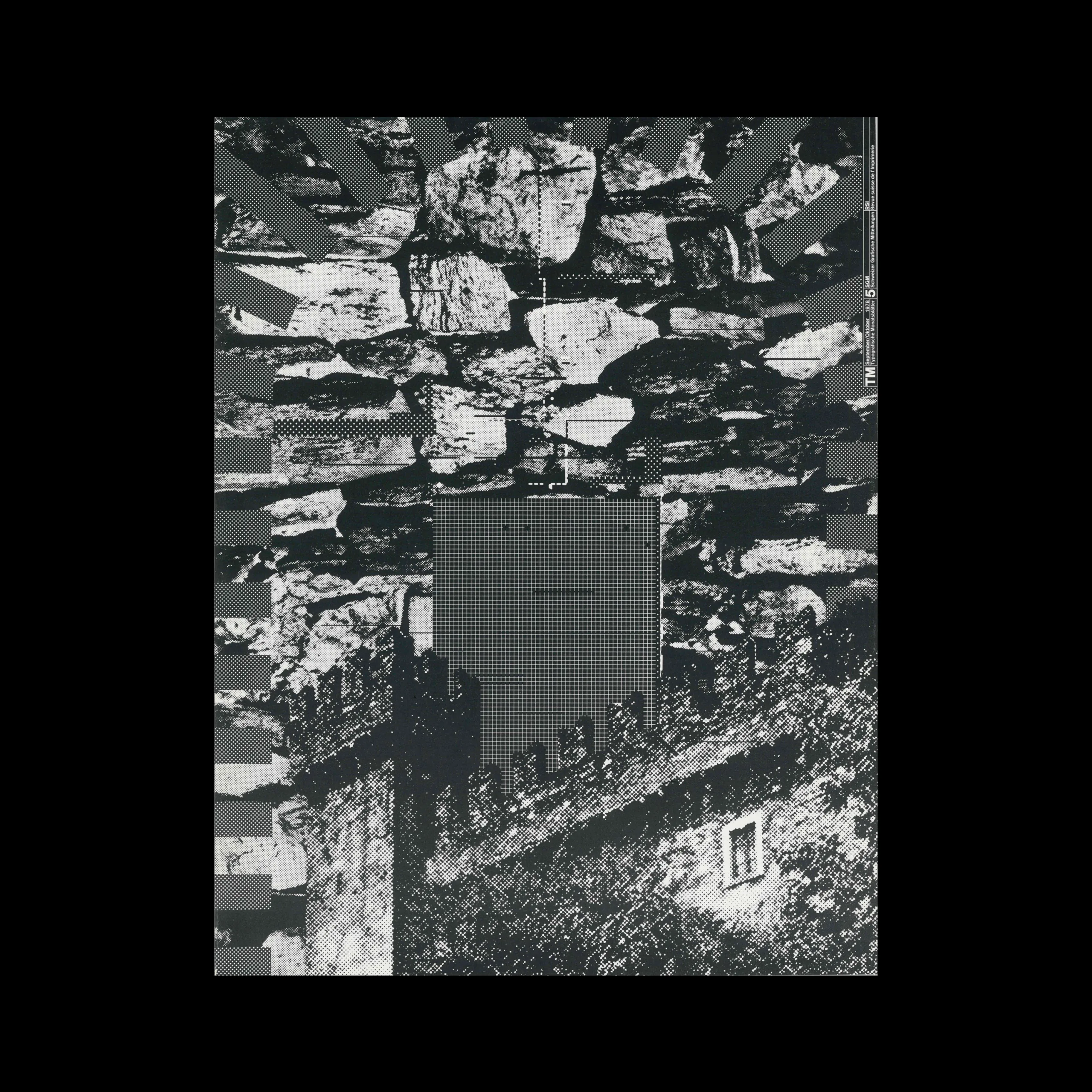 Typografische Monatsblätter, 05, 1978. Cover design by Gregory Vines