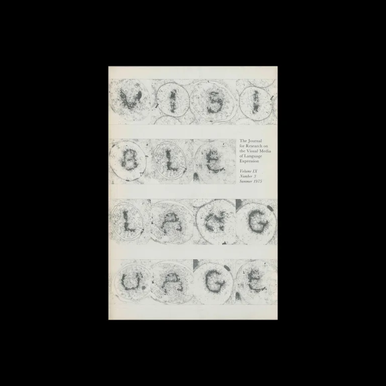 Visible Language, Vol 09, 03, Summer 1975