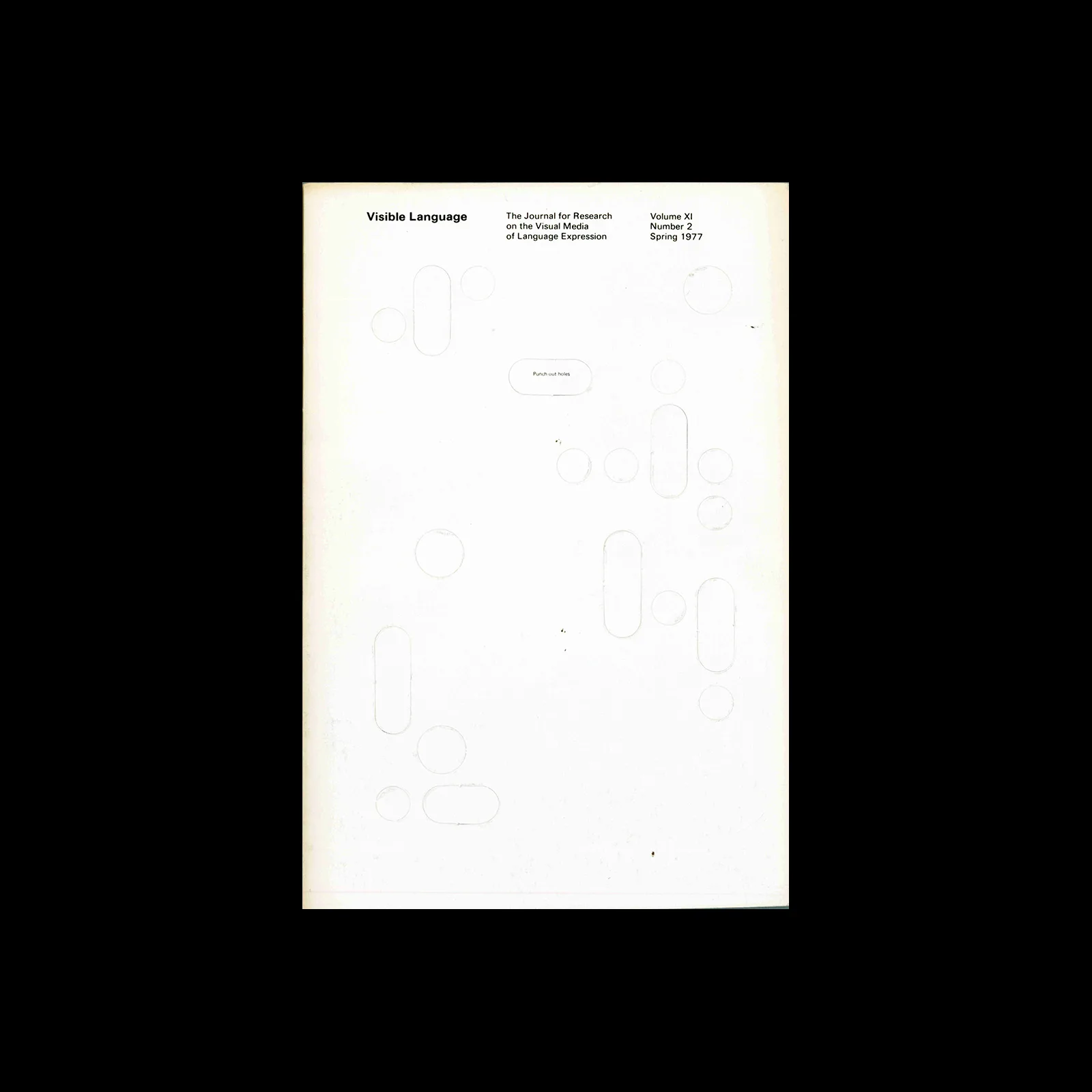 Visible Language, Vol 11, 02, 1978 1 Visible Language, Vol 11, 02, 1978