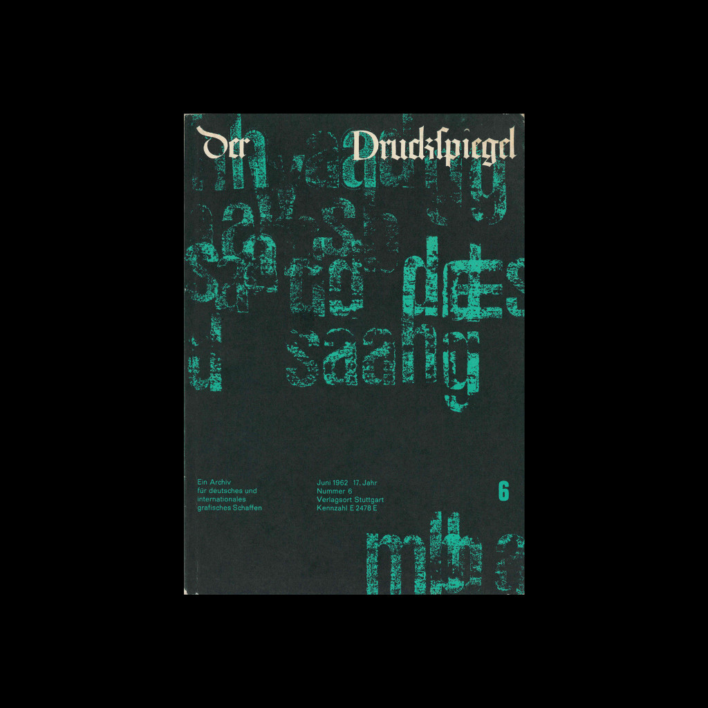 Der Druckspiegel, 06, June 1962