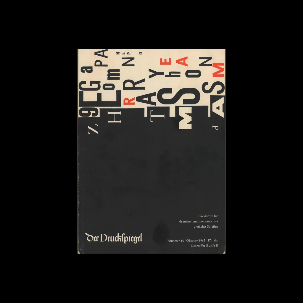 Der Druckspiegel, 10, October 1962