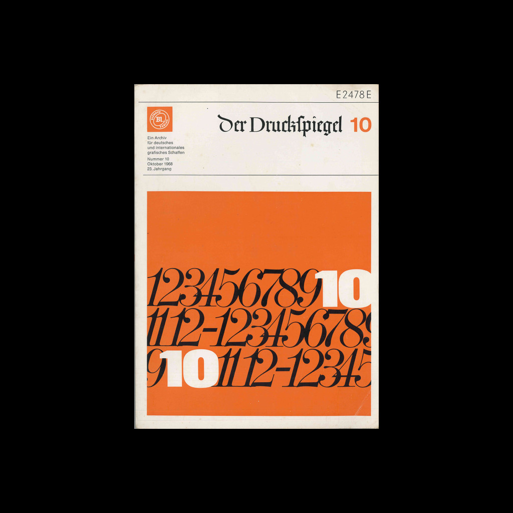 Der Druckspiegel, 10, October 1968