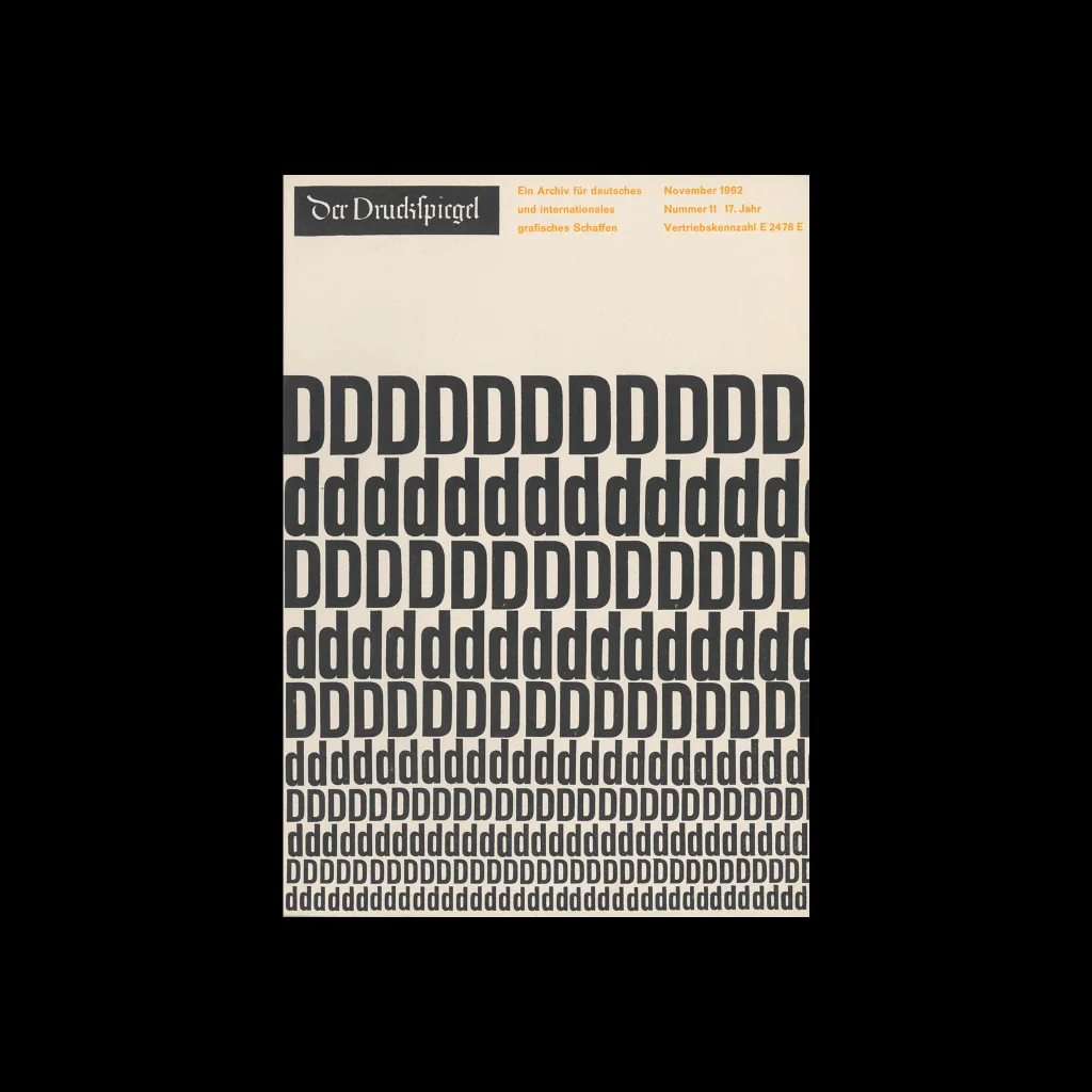 Der Druckspiegel, 11, November 1962