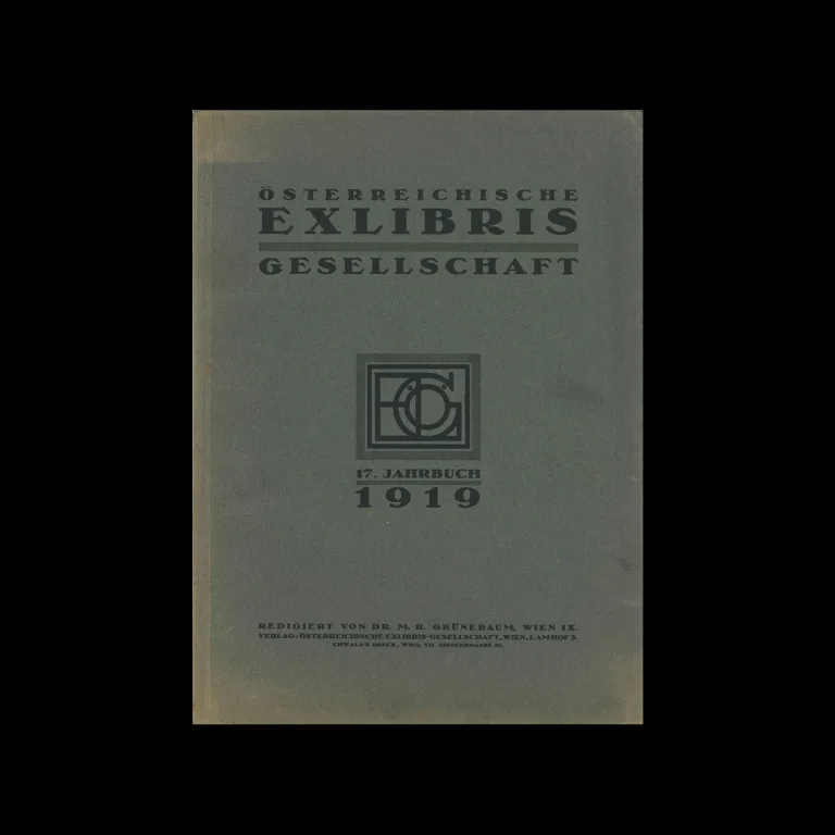 Österreichisches Jahrbuch für Exlibris und Gebrauchsgrafik, bd17, 1919