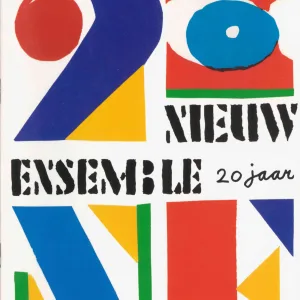 Nieuw Ensemble Nieuw Ensemble 20 Jaar Brochure 2001. Designed by Jan Bons copy