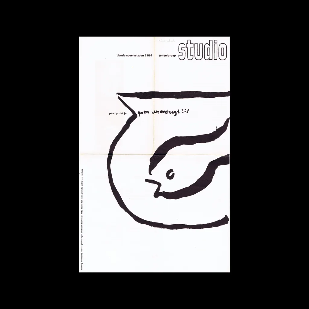 tiende speelseizoen, Brochure, The Studio, 1964