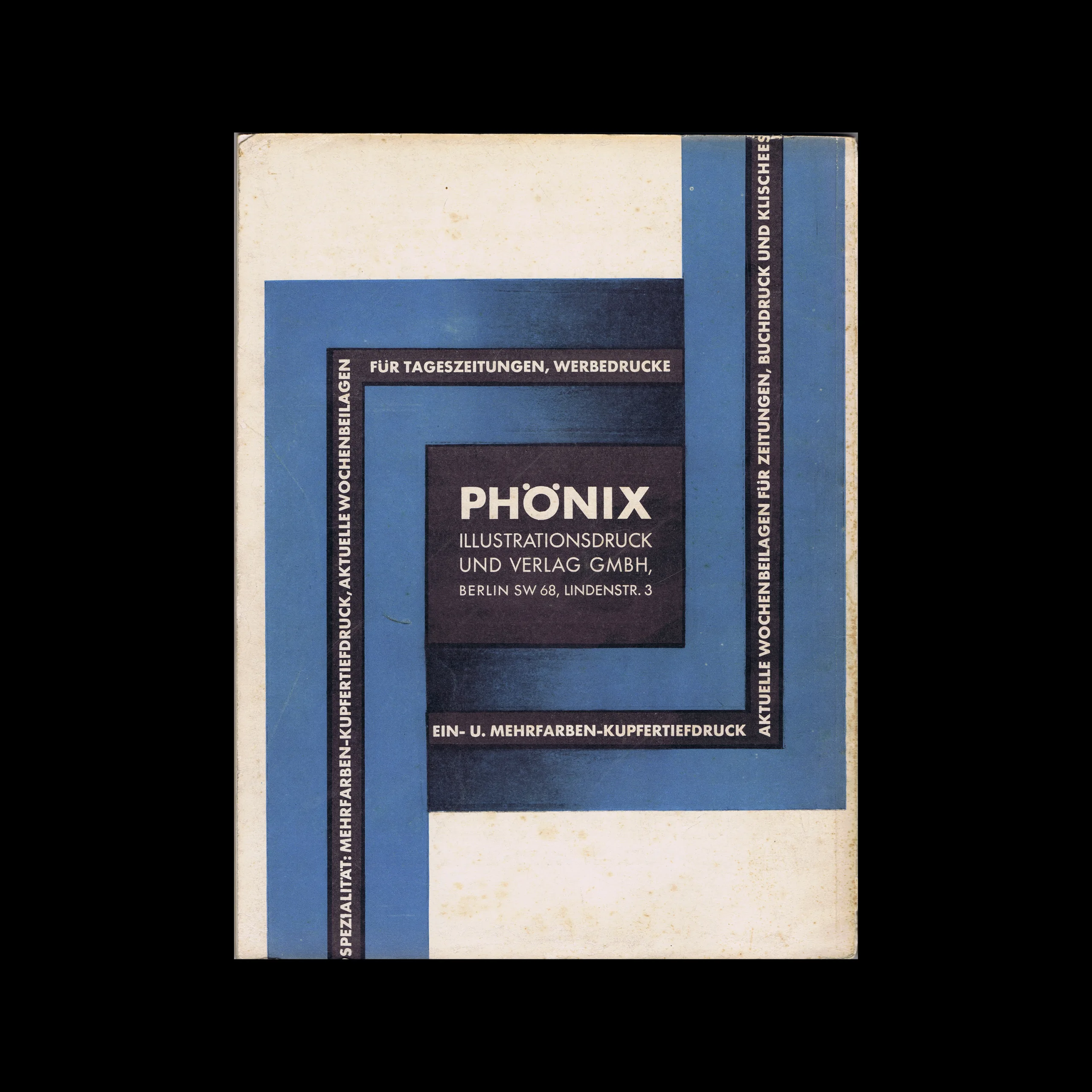 Gebrauchsgraphik, 01, 1929. Cover design by Wladimir Bobritzky