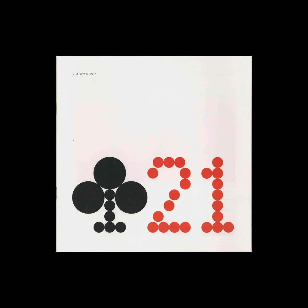 Club Twenty-One™, Type Specimen, 1999