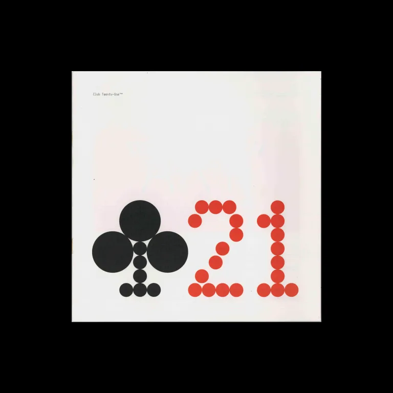 Club Twenty-One™, Type Specimen, 1999
