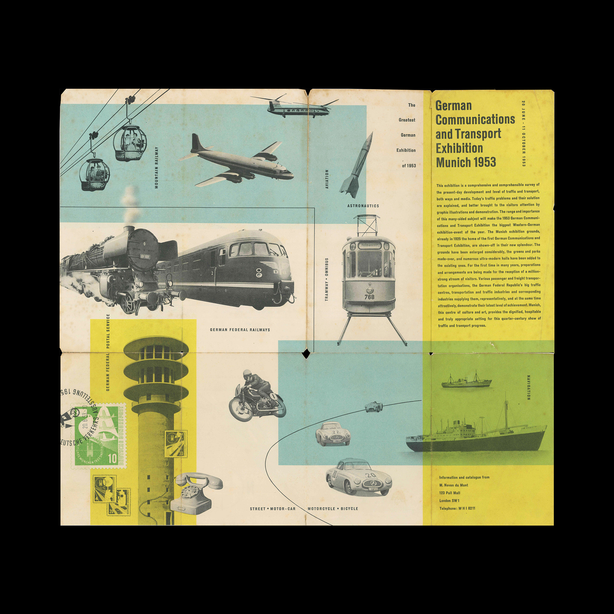 German Communications and Transport Exhibition, Munich 1953, Programme, 1953