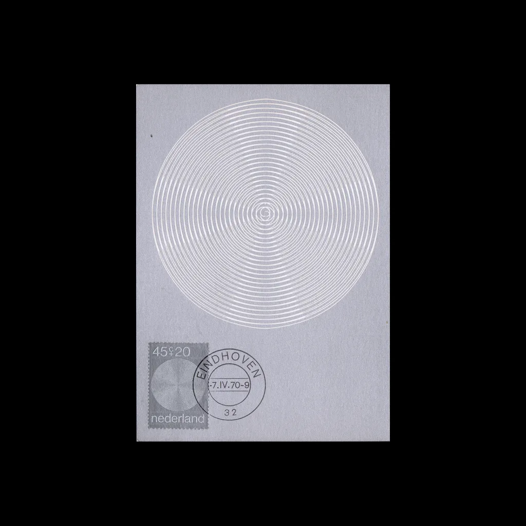 Social Welfare Funds, Netherlands Maxi Card (Grey), 1970