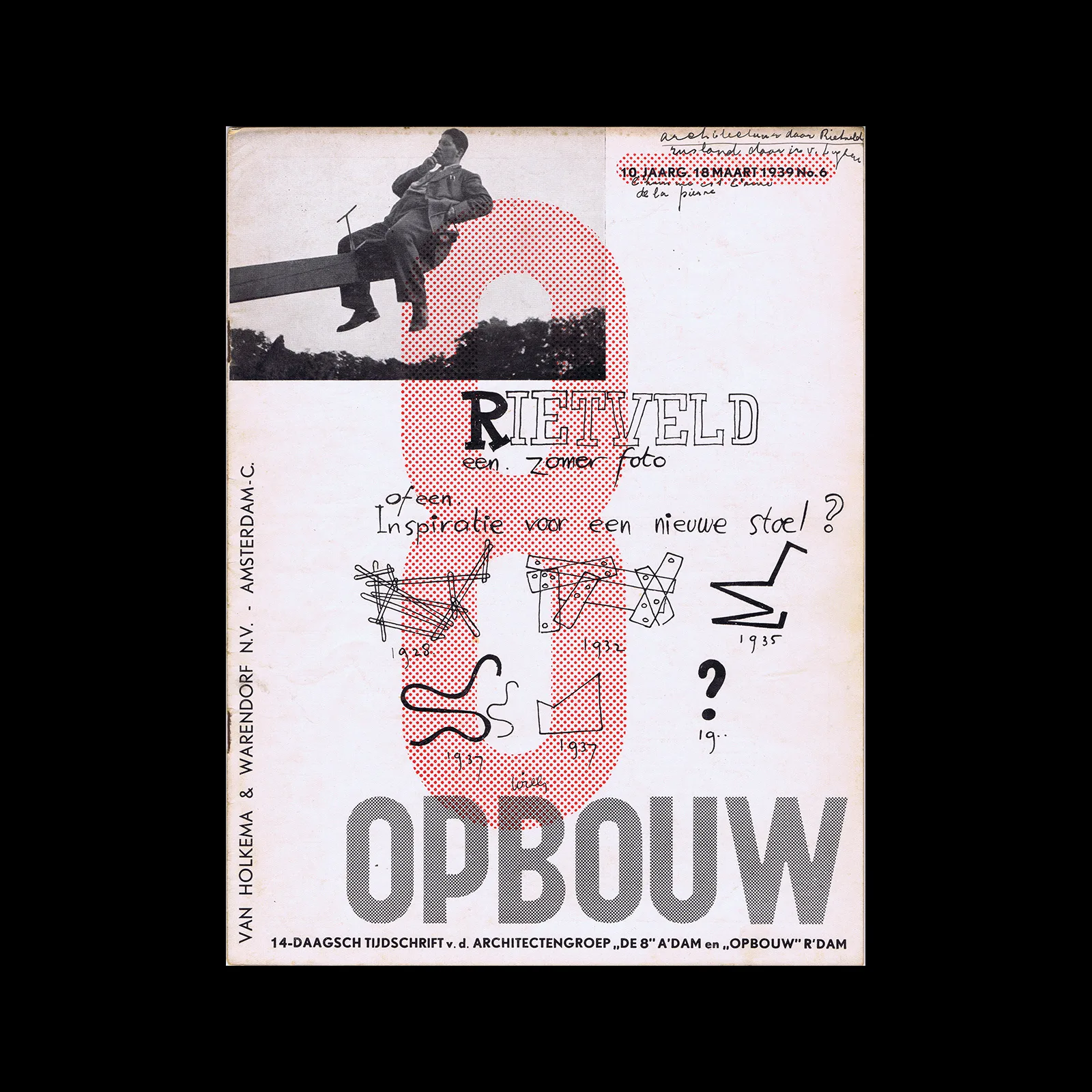 De 8 en Opbouw, 10e jaargang No 06, 18 March 1939
